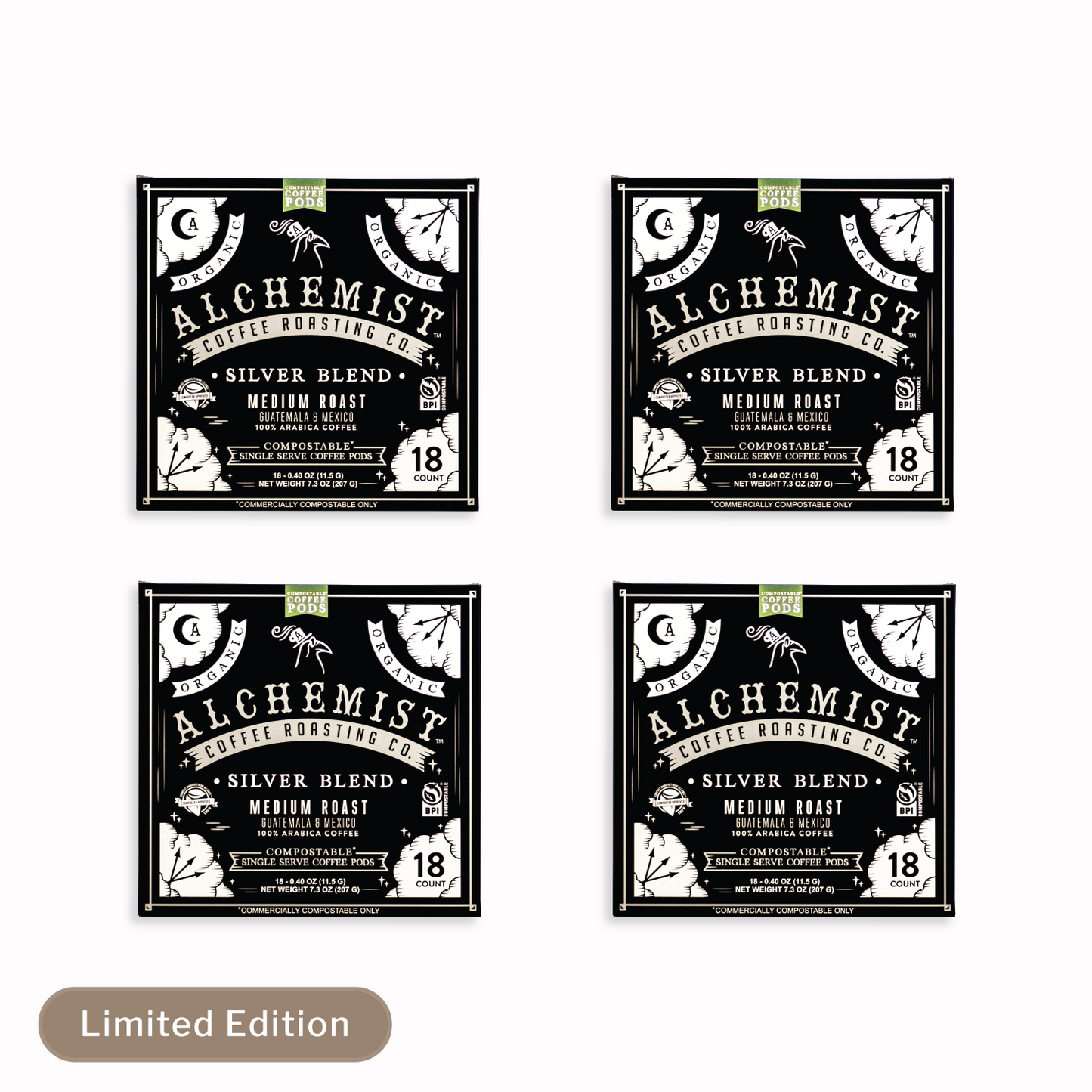 Silver Blend 4 Pack Coffee Pods (72 Count)