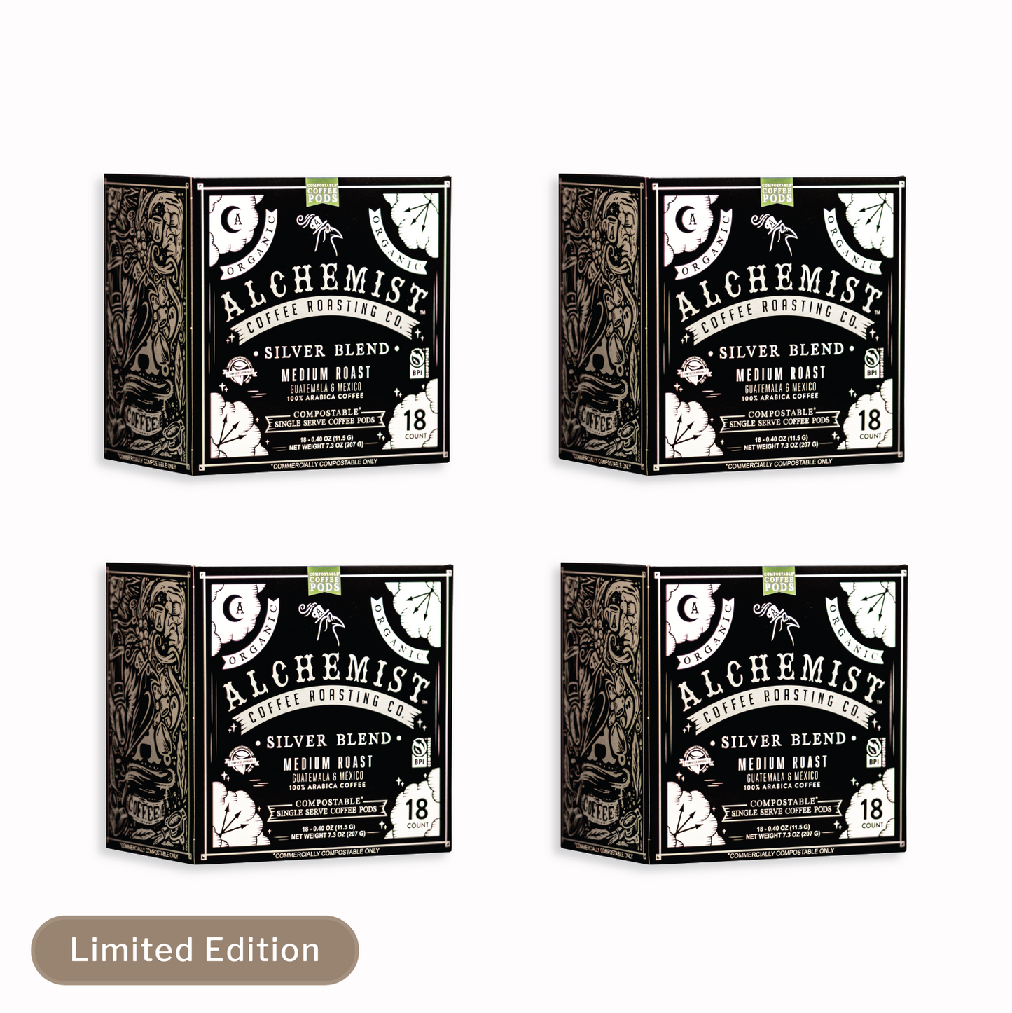 Silver Blend 4 Pack Coffee Pods (72 Count)