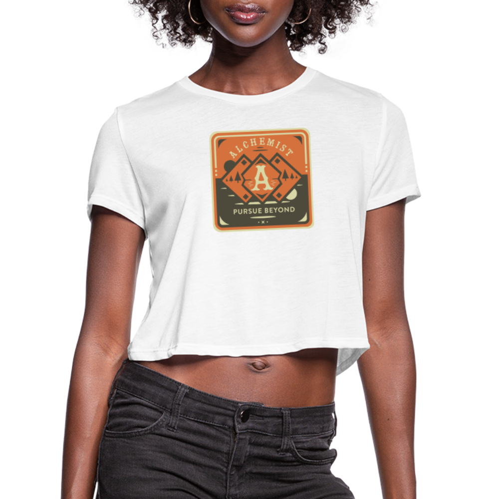 Women's Cropped T-Shirt - white