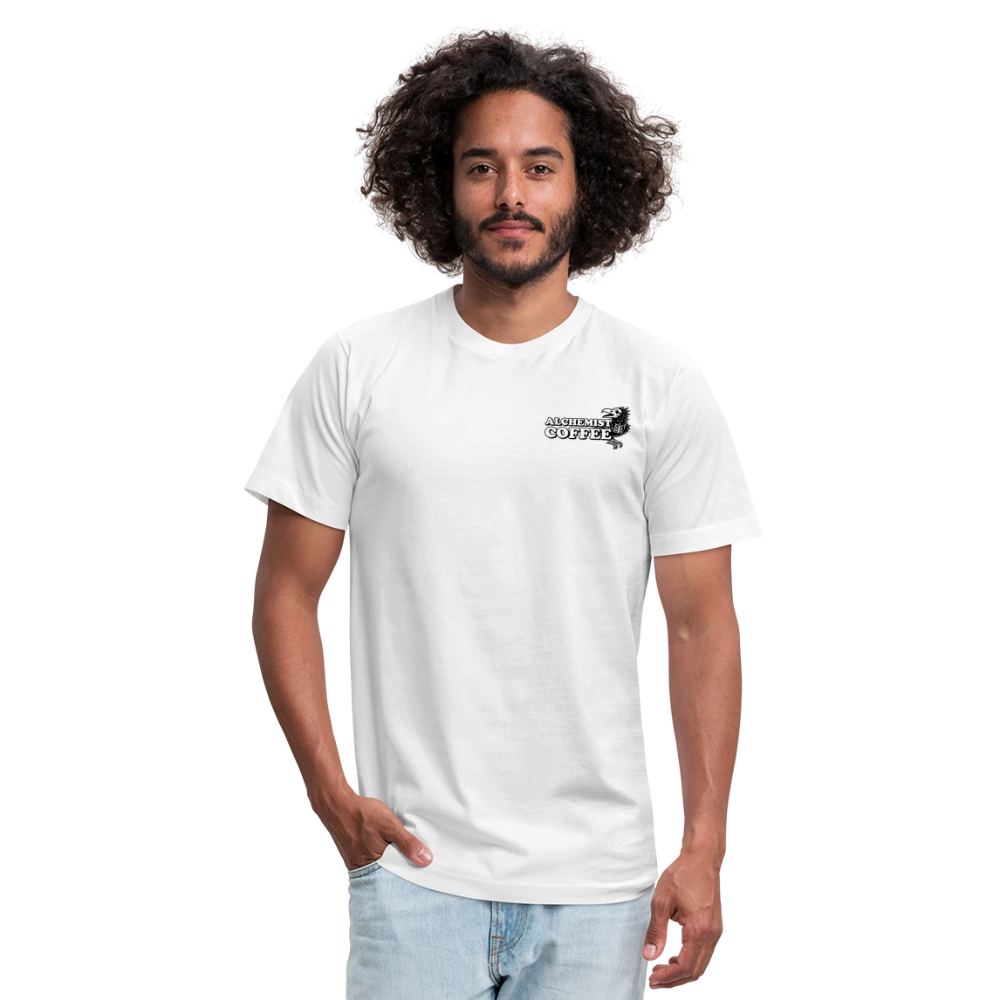Unisex Jersey T-Shirt by Bella + Grim Reaper Design - white