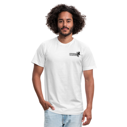 Unisex Jersey T-Shirt by Bella + Grim Reaper Design - white