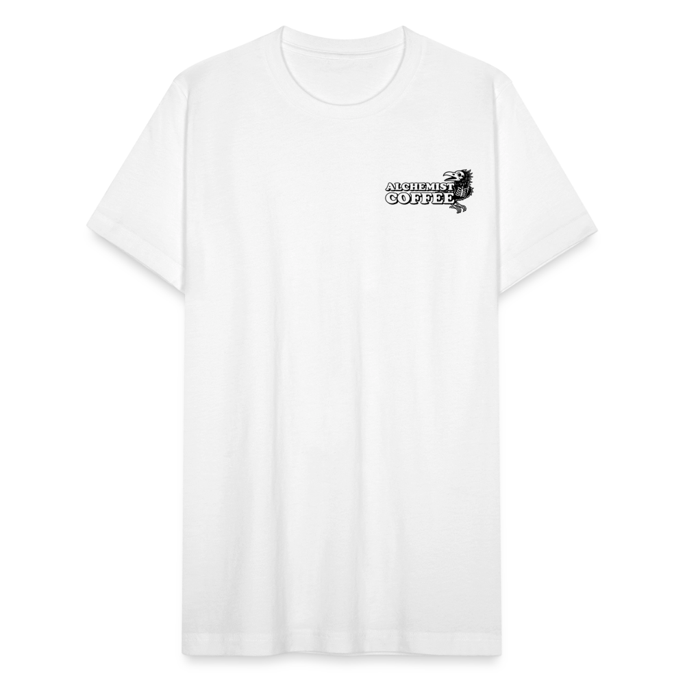 Unisex Jersey T-Shirt by Bella + Grim Reaper Design - white