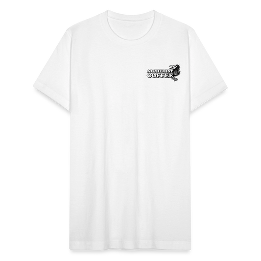 Unisex Jersey T-Shirt by Bella + Grim Reaper Design - white