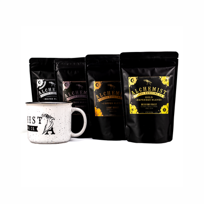 The Alchemist’s Sampler (Gold, Silver, Iron & Copper)