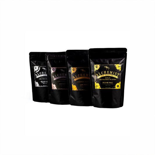 The Alchemist’s Sampler (Gold, Silver, Iron & Copper)