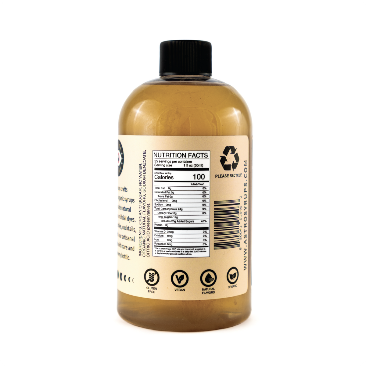 Astro Syrup Astro Syrups Coconut | Organic Handcrafted Syrup for Drinks & Desserts ...