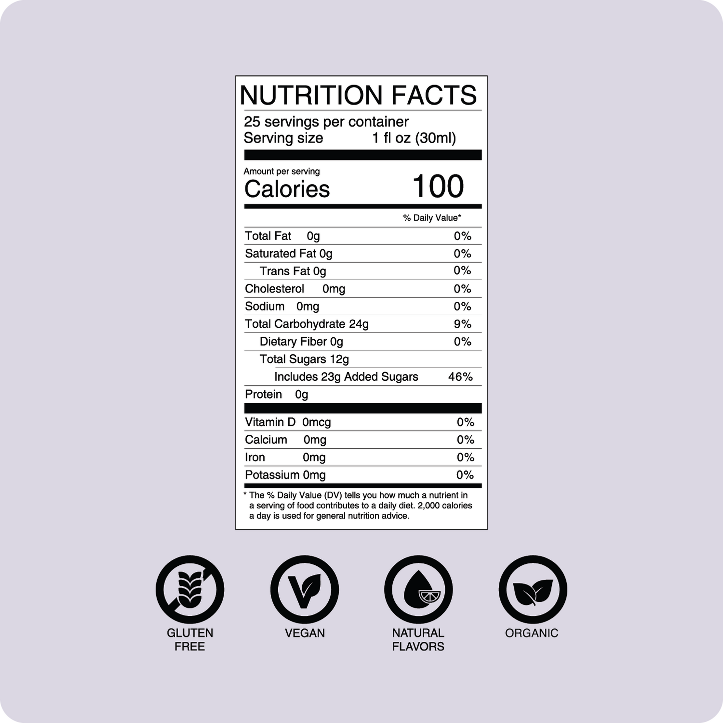 Astro Syrups Lavender (12oz)