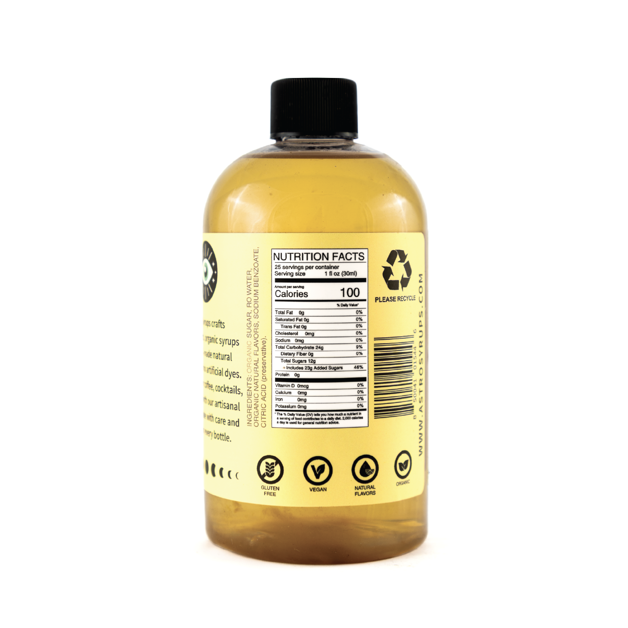 Astro Syrups Vanilla (12oz)