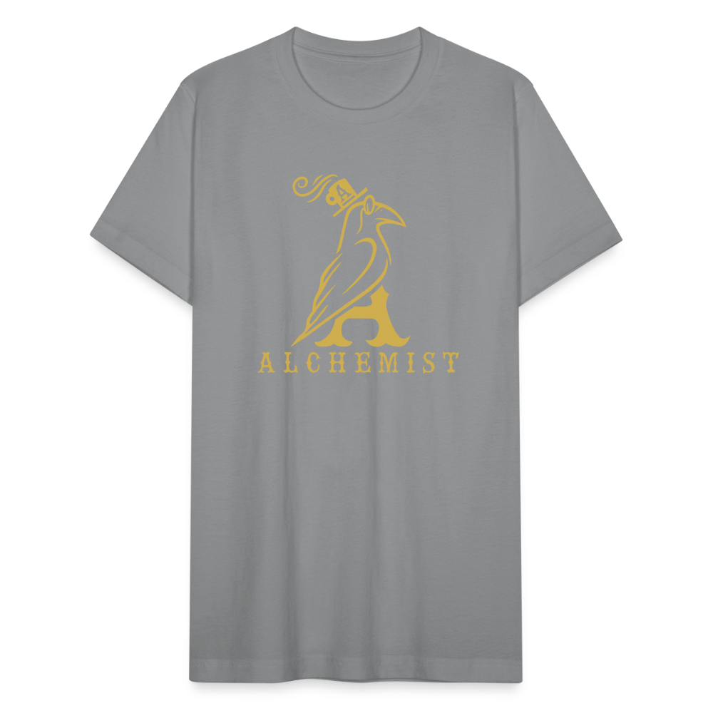 Unisex Jersey T-Shirt by Bella + Canvas Classic Logo Gold - slate