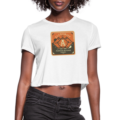 Women's Cropped T-Shirt - white